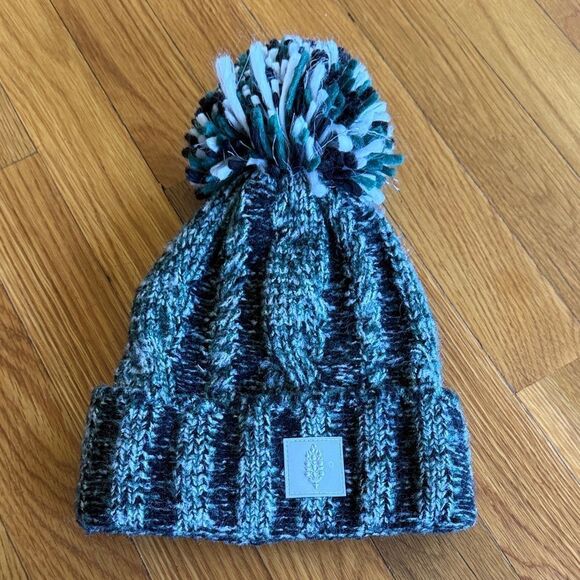 Free People Movement Pom Party Reflective Beanie main image 5